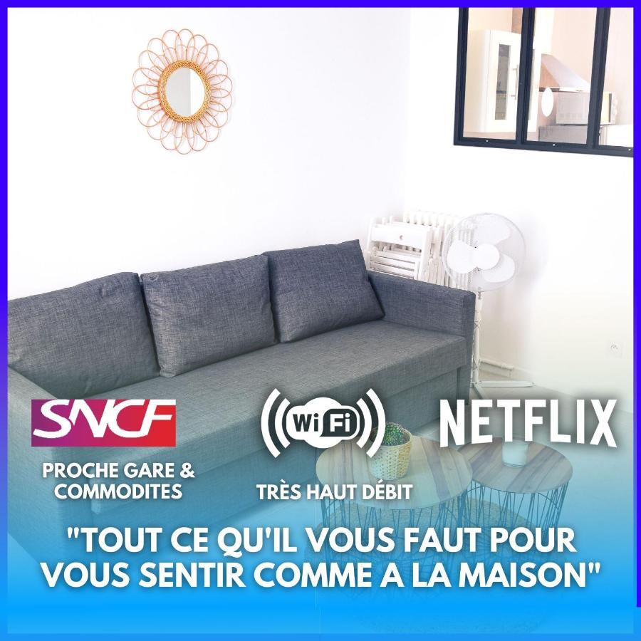 Netflix I Molotov I Lit 160x200 I Proche Gare Et Centre I 39m2 I Wifi Apartment *